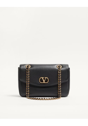 Valentino Garavani Valentino Garavani Djuna Medium Chain Bag in Nappa Leather Woman BLACK UNI