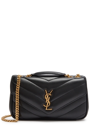 Saint Laurent Loulou Small Quilted Leather Shoulder bag - Black - One Size