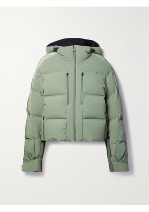 Aztech Mountain - Super Nuke Two-tone Padded Shell Down Ski Jacket - Green - IT38,IT40,IT42,IT44,IT46,IT48