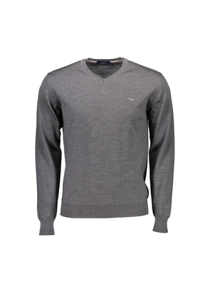 Brown Wool Men Sweater - XXL