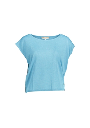 Blue Polyester Tops & T-Shirt - S