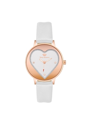 Juicy Couture White Plastic Dress Watch