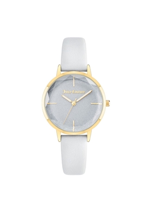 Juicy Couture White Plastic Dress Watch