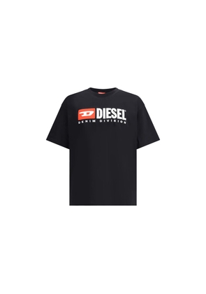 Diesel Black Cotton T-Shirt - M