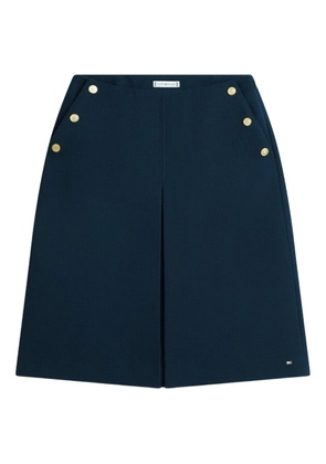 Tommy Hilfiger buttoned midi A-line skirt - Blue