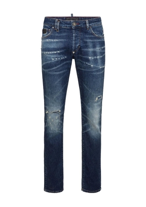 Philipp Plein distressed jeans - Blue
