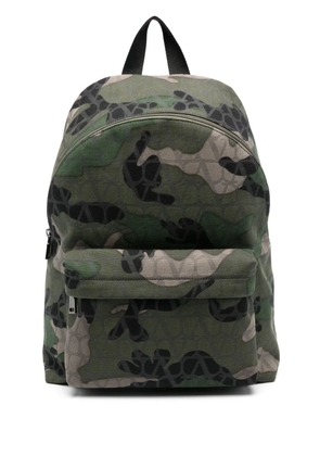 Valentino Garavani camouflage canvas backpack - Green