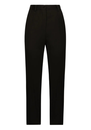 Dolce & Gabbana virgin wool-blend trousers - Black