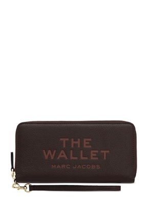 Marc Jacobs The Continental leather zip wallet - Brown
