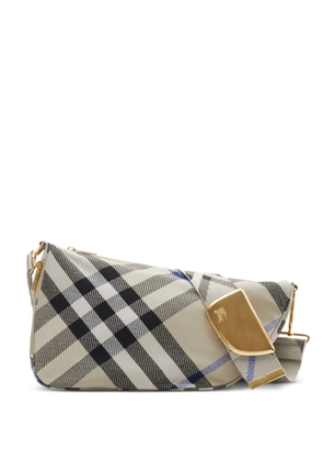 Burberry medium Shield checkered shoulder bag - Neutrals