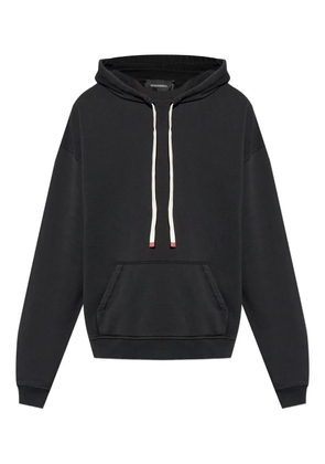DSQUARED2 kangaroo-pocket drawstring hoodie - Black