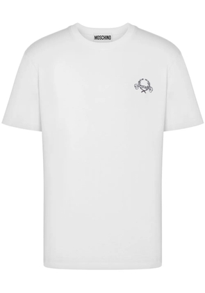 Moschino logo-print cotton T-shirt - White