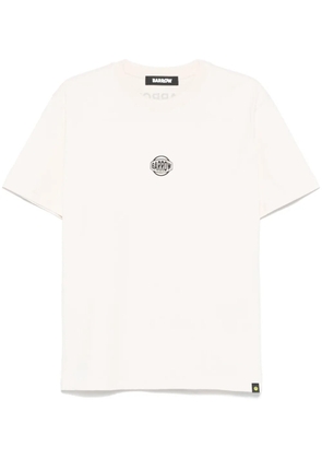BARROW raised-logo T-shirt - Neutrals