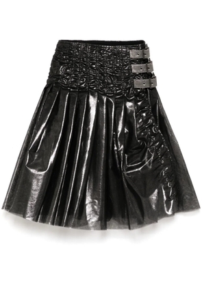 Junya Watanabe belted pleated skirt - Black