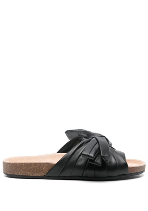 JW Anderson bow-detailed slides - Black