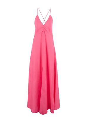 Forte Forte cross-back maxi dress - Pink