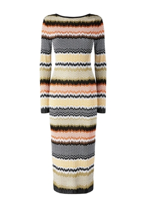 Missoni striped midi dress - Yellow