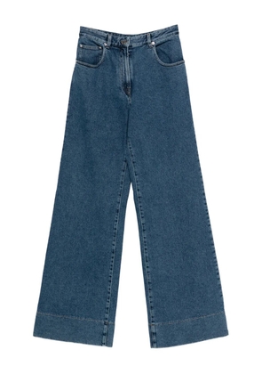 Nº21 wide-leg trousers - Blue