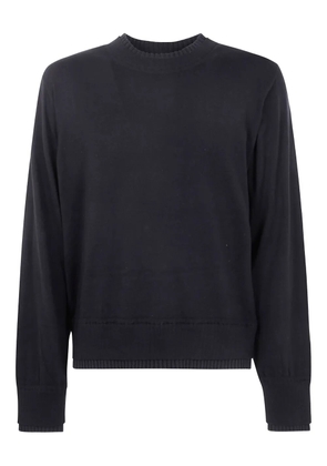 sacai ribbed-hem sweater - BLACK