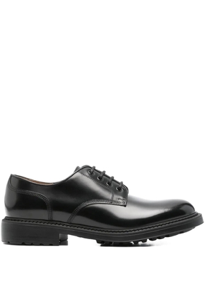 Doucal's lace-up leather Derby shoes - Black