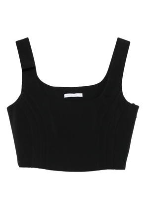 Patrizia Pepe seam-detail top - Black