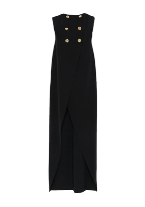 Elisabetta Franchi button-detailed dress - Black