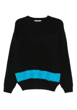 MSGM ribbed wool sweater - Black