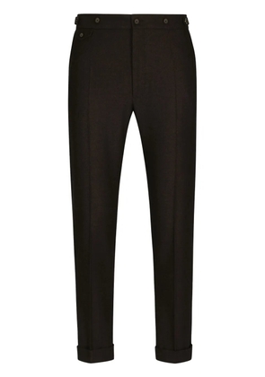 Dolce & Gabbana pressed-crease tailored trousers - Black