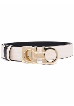 Ferragamo Gancini reversible belt - Neutrals