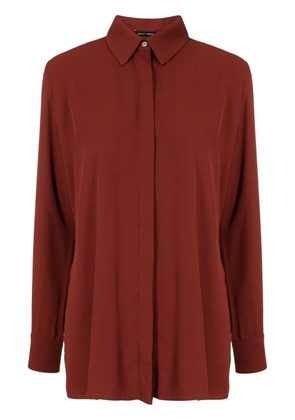 Lenny Niemeyer concealed-button shirt - Brown