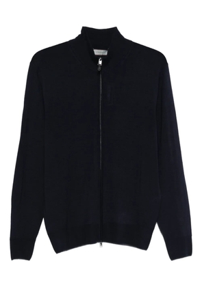 Canali zip cardigan - Blue