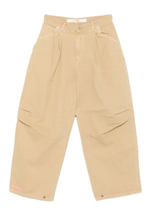 PDF wide-leg jeans - Neutrals