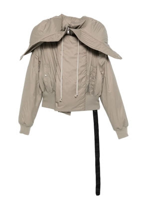 Rick Owens DRKSHDW zip-up bomber jacket - Brown
