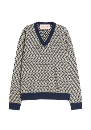 Valentino Garavani Toute La V wool sweater - Blue