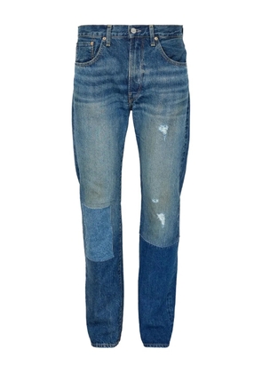 Junya Watanabe MAN patchwork-design jeans - Blue