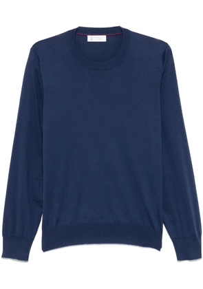 Brunello Cucinelli cotton top - Blue