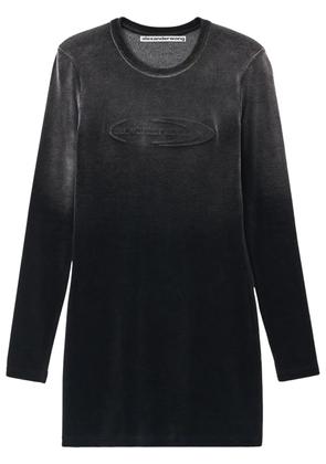 Alexander Wang long-sleeved minidress - Grey