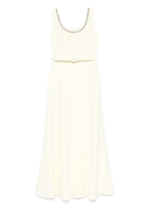 Roland Mouret embellished cady maxi dress - Yellow