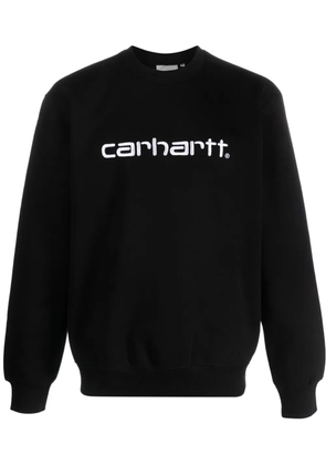 Carhartt WIP logo-embroidered crew-neck sweatshirt - Black