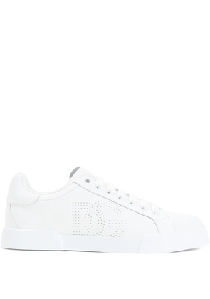 Dolce & Gabbana leather sneakers - White