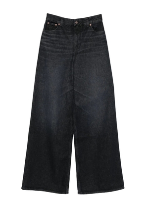 Chloé buttoned wide-leg jeans - Black