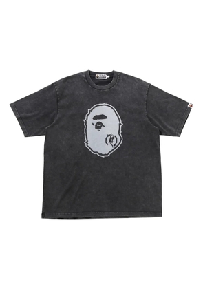 A BATHING APE® Head cotton T-shirt - Black