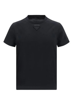 Prada cotton logo T-shirt - Black