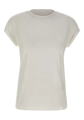 Eleventy cuffed crew-neck T-shirt - Grey