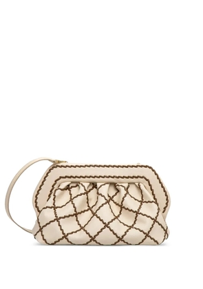 Themoirè Bios Lace clutch bag - White