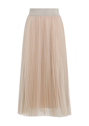 Fabiana Filippi pleated midi skirt - Neutrals
