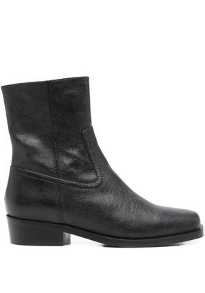 Aquazzura 30mm leather boots - Black