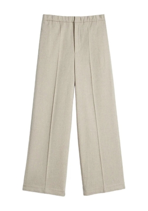 Jil Sander wool flannel trousers - Neutrals
