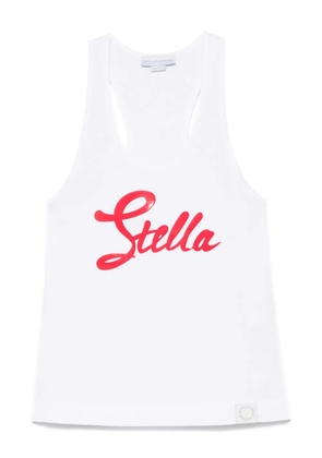 Stella McCartney Stella-print tank top - White