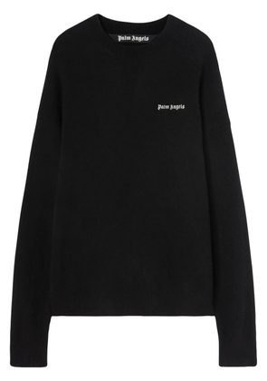 Palm Angels logo-print sweatshirt - Black